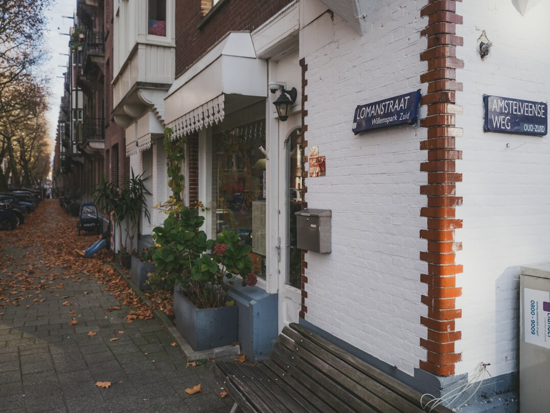 quiet street corner conversation