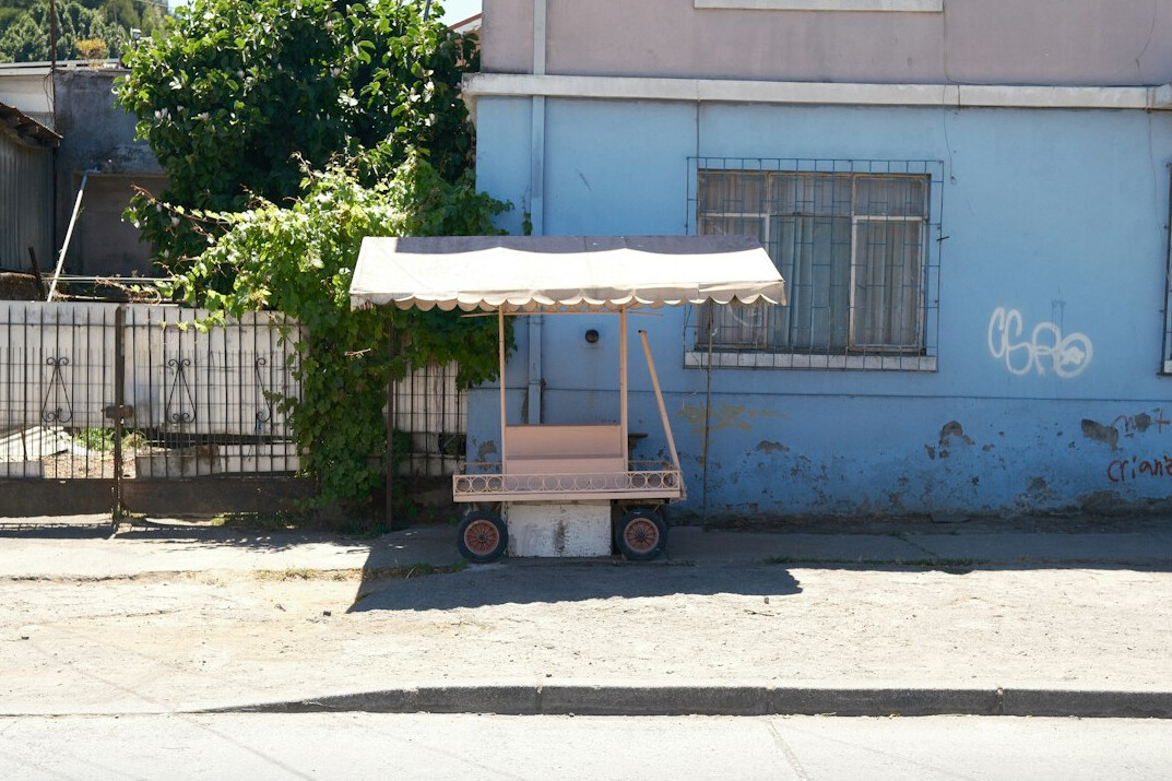 street vendor in chile